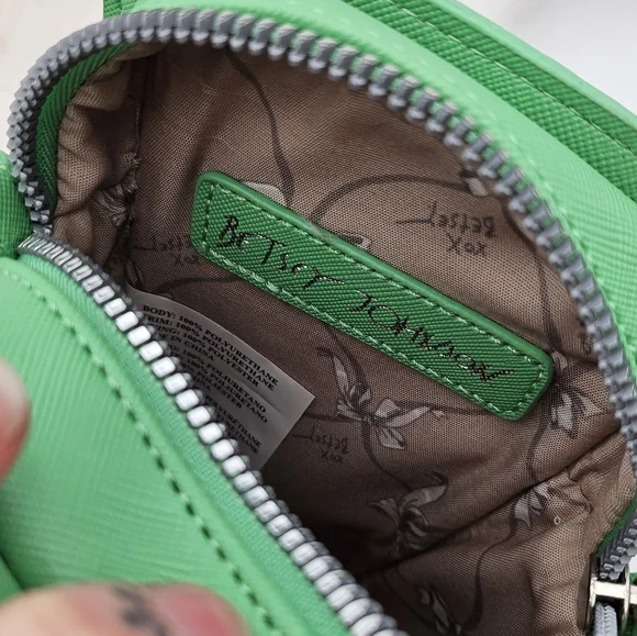 Betsey Johnson green goddess tropical elixir novelty smoothie faux leather‎ bag - Picture 4 of 8